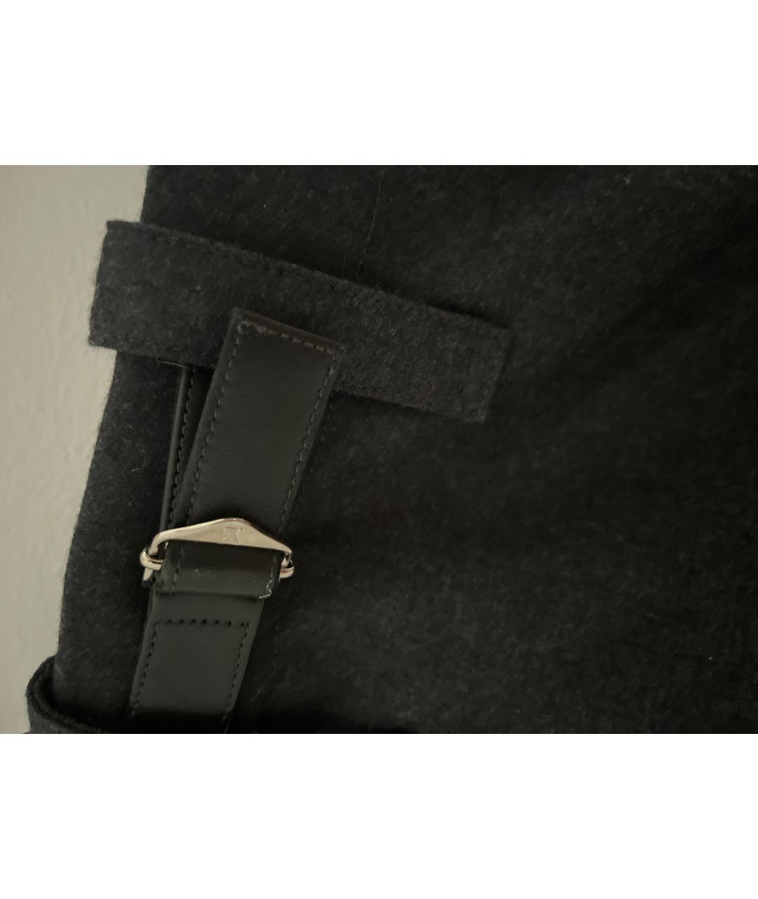 LOUIS VUITTON Серые шерстяные шорты, фото 4