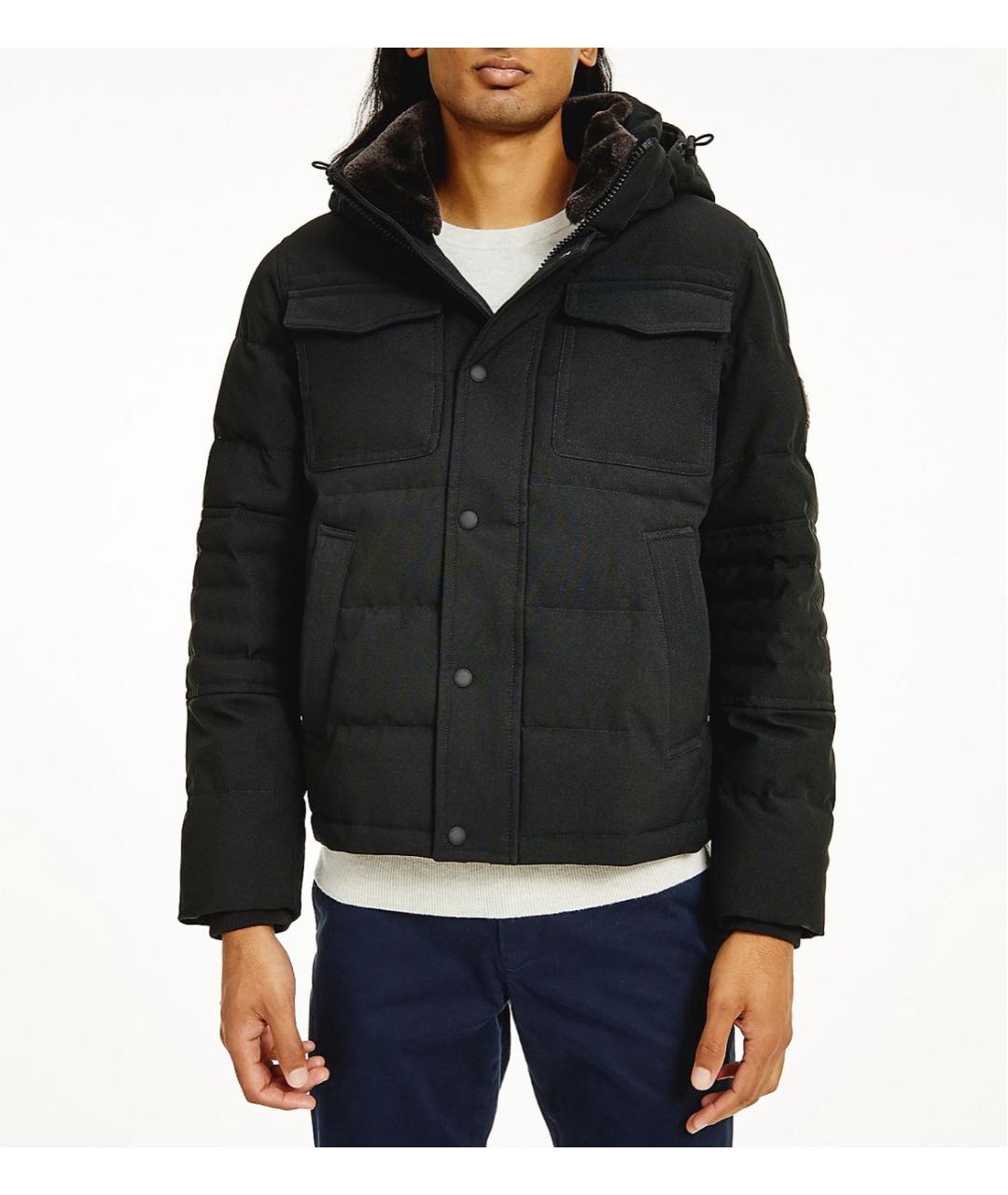 TOMMY HILFIGER Черный пуховик, фото 5