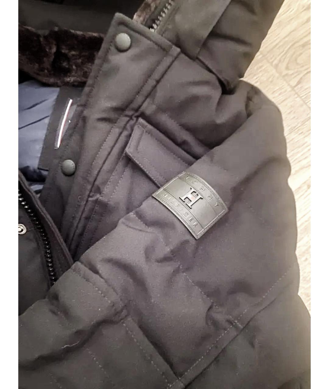 TOMMY HILFIGER Черный пуховик, фото 7