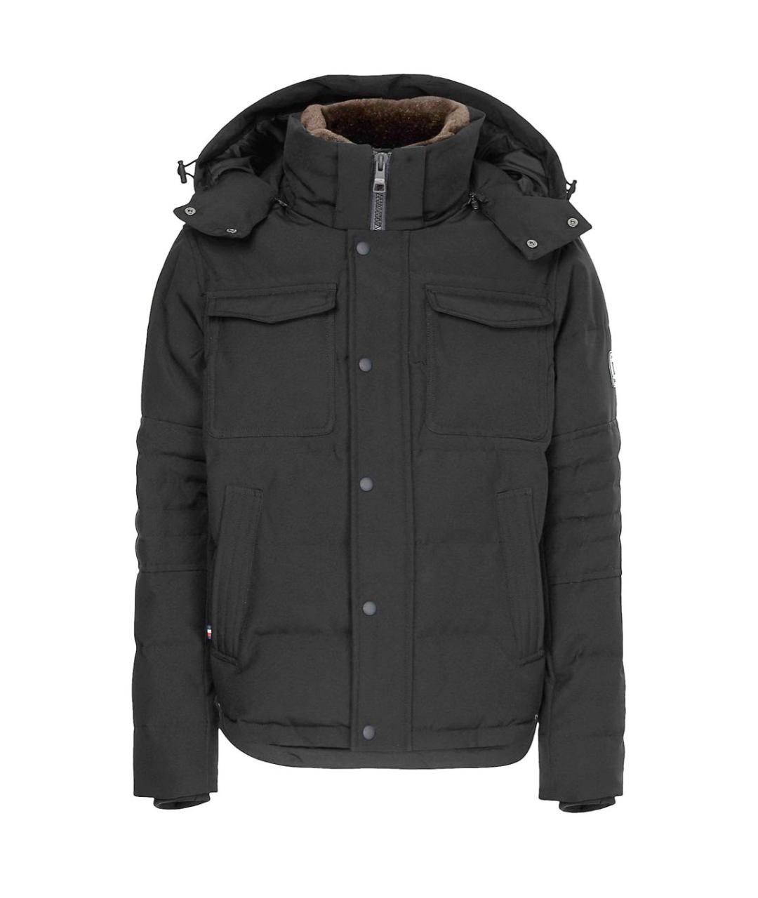 TOMMY HILFIGER Черный пуховик, фото 1