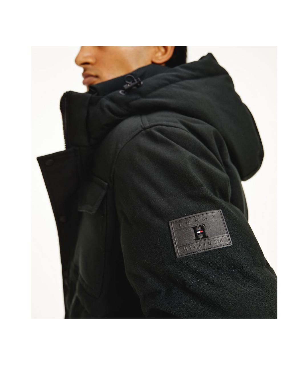 TOMMY HILFIGER Черный пуховик, фото 2