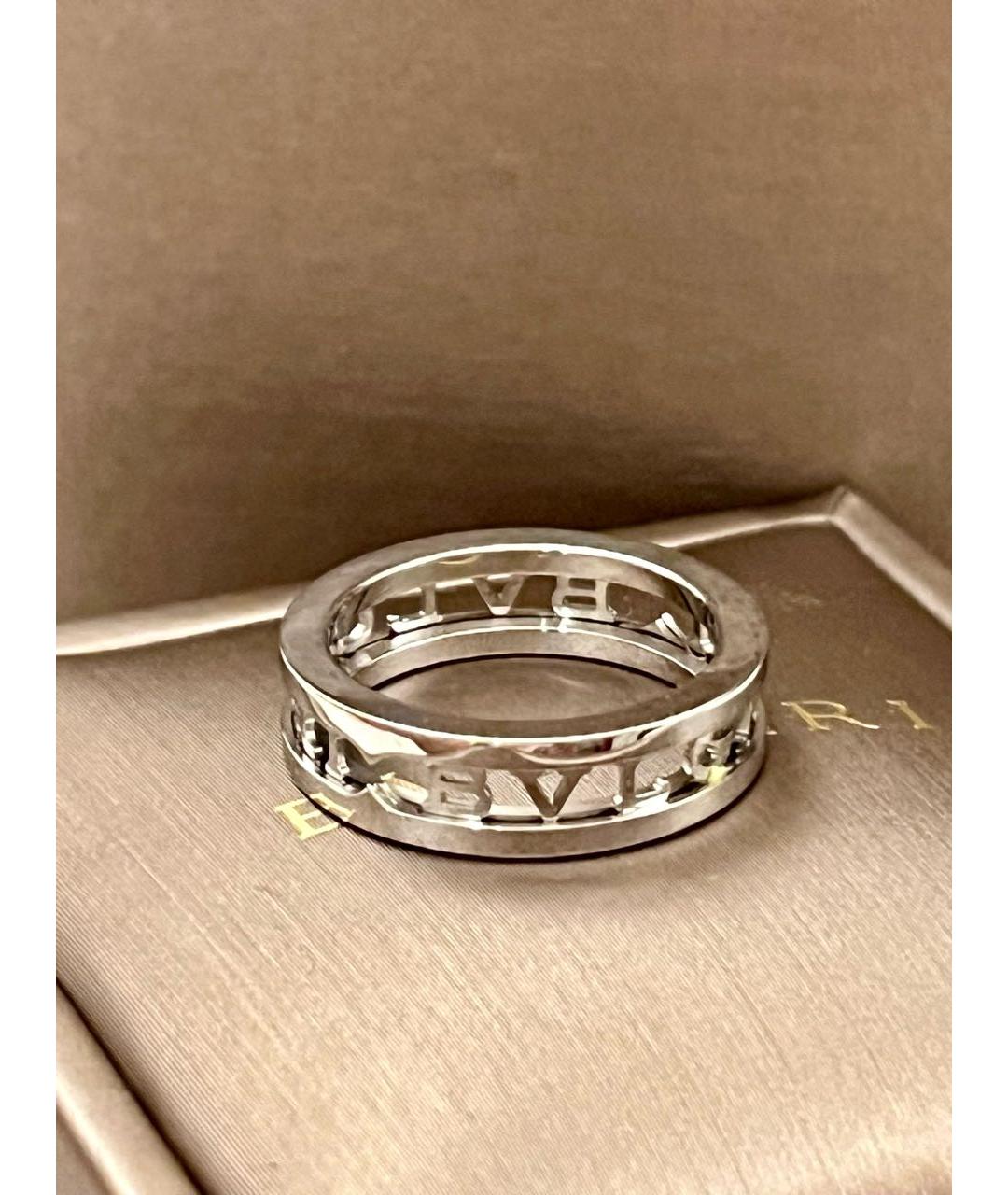 BVLGARI Серебряное кольцо из белого золота, фото 4