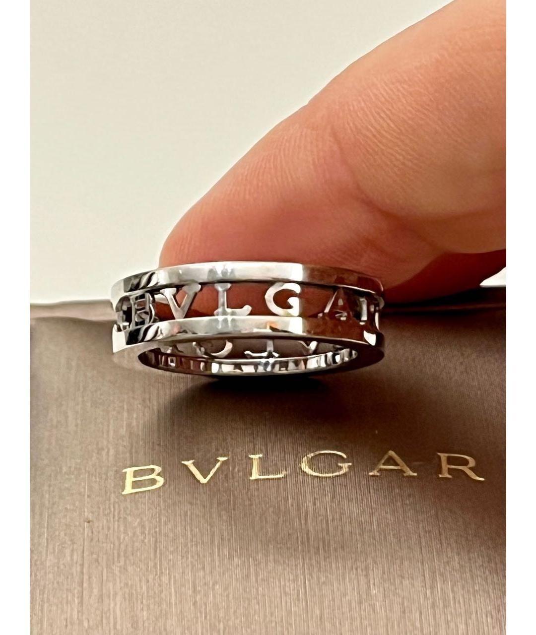 BVLGARI Серебряное кольцо из белого золота, фото 5