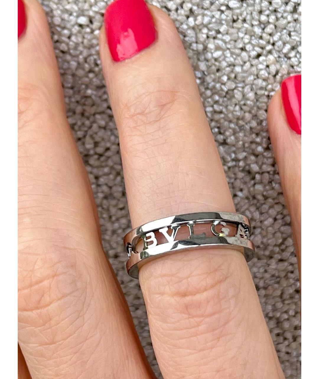 BVLGARI Серебряное кольцо из белого золота, фото 6