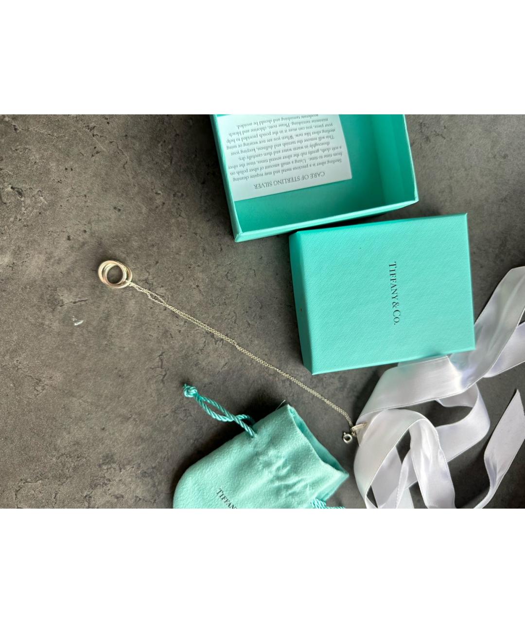 TIFFANY&CO Серебряная серебряная подвеска, фото 4
