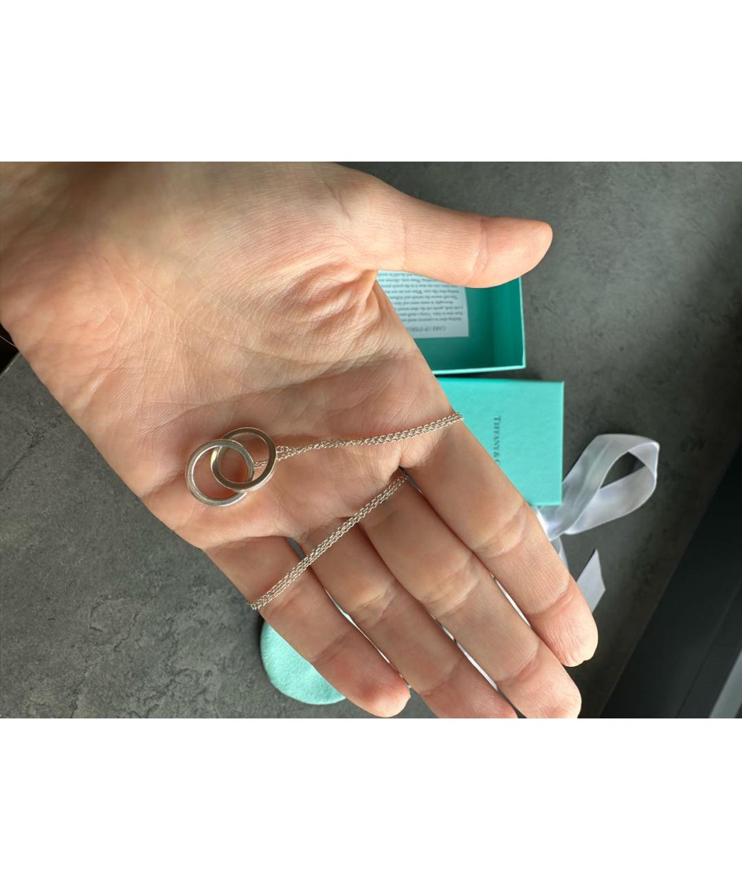 TIFFANY&CO Серебряная серебряная подвеска, фото 3