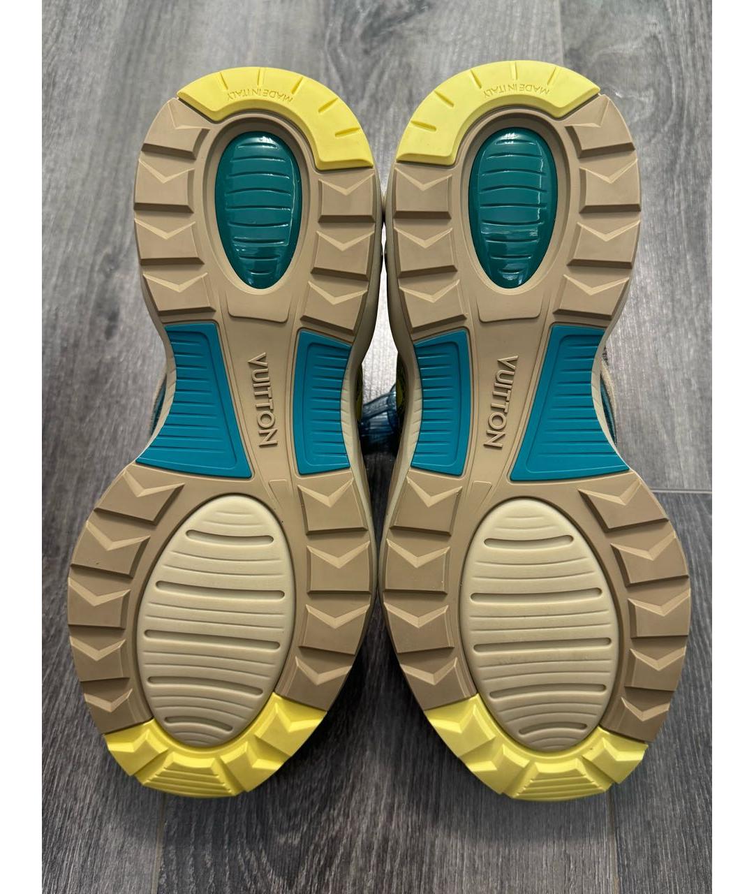 LOUIS VUITTON Мульти замшевые низкие кроссовки / кеды, фото 8