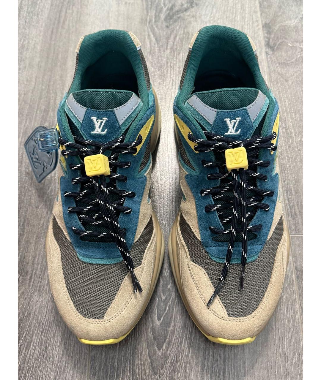 LOUIS VUITTON Мульти замшевые низкие кроссовки / кеды, фото 3