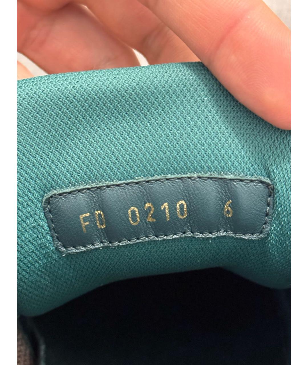 LOUIS VUITTON Мульти замшевые низкие кроссовки / кеды, фото 7