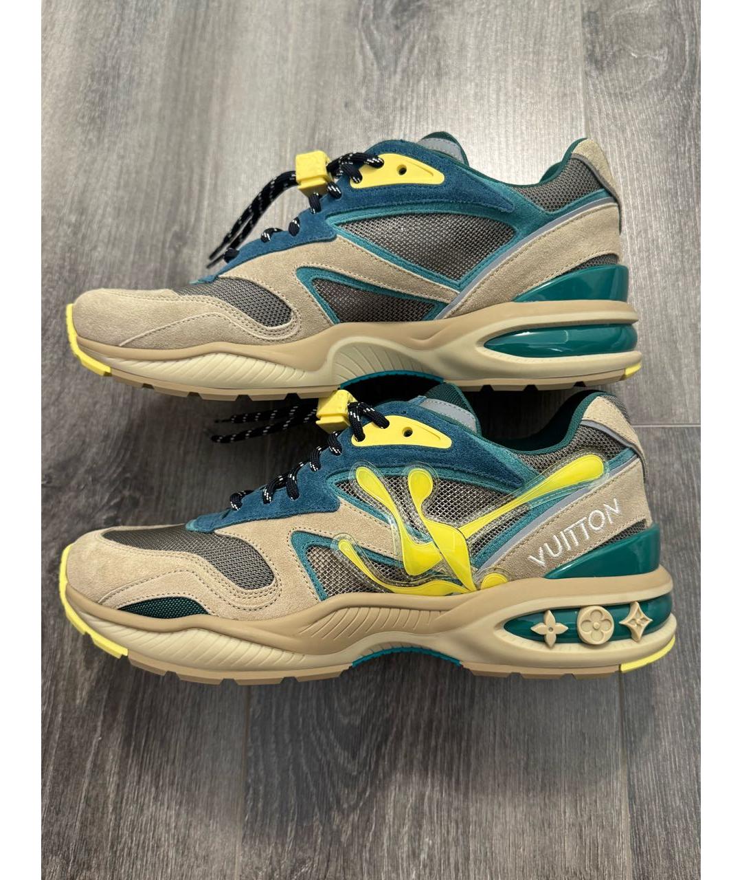 LOUIS VUITTON Мульти замшевые низкие кроссовки / кеды, фото 2