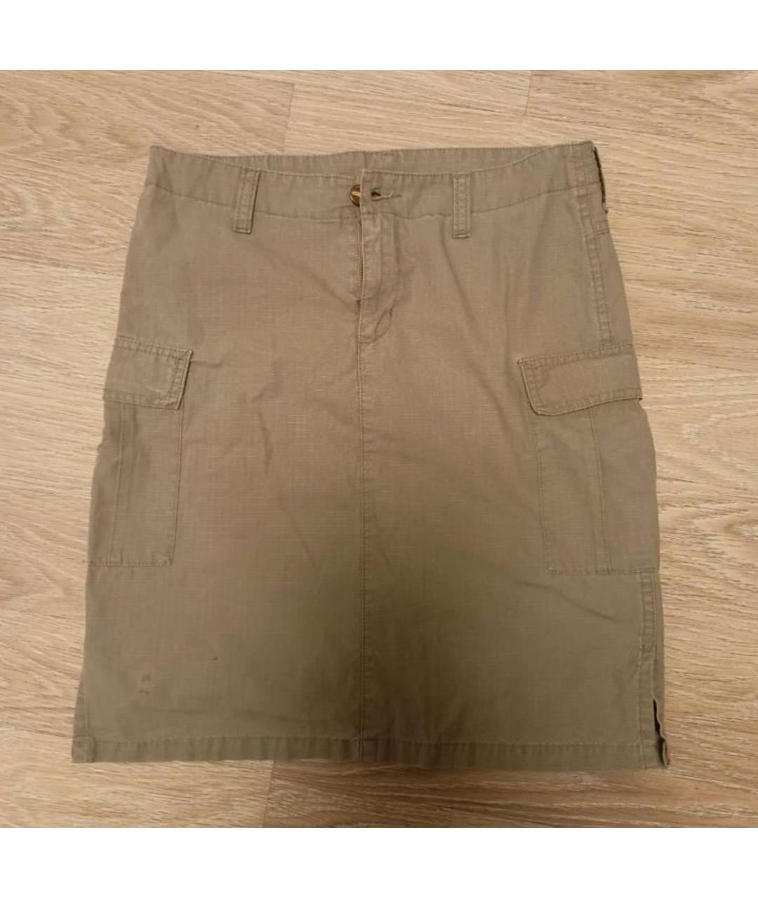 CARHARTT Бежевая хлопковая юбка мини, фото 6