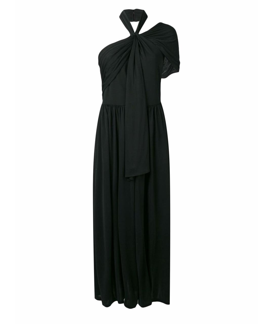MSGM Черное полиамидовое коктейльное платье, фото 1