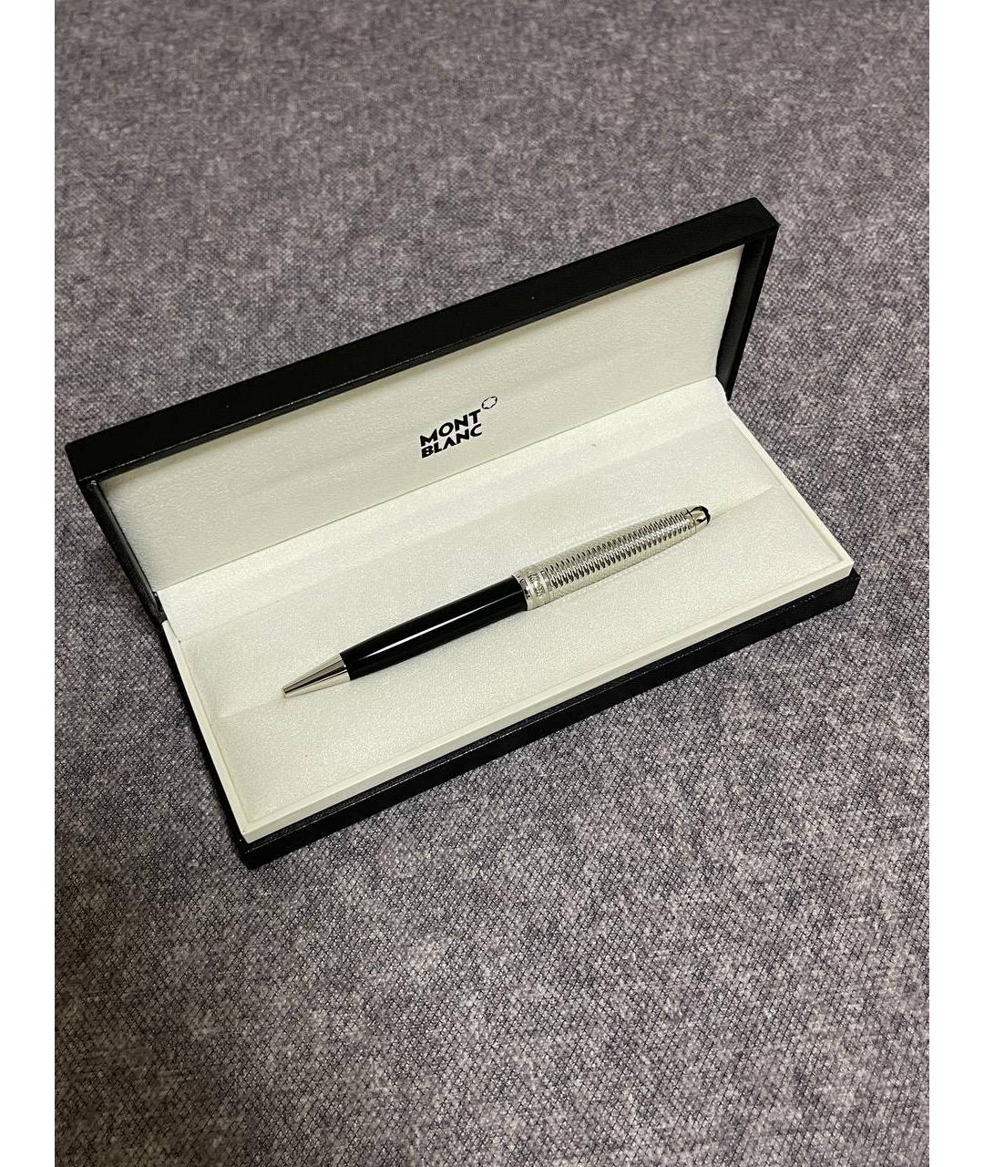 MONTBLANC Серебряная металлическая шариковая ручка, фото 3