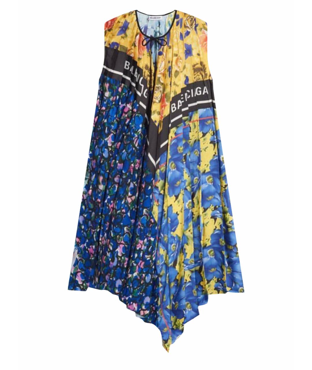 BALENCIAGA Шелковое вечернее платье, фото 1