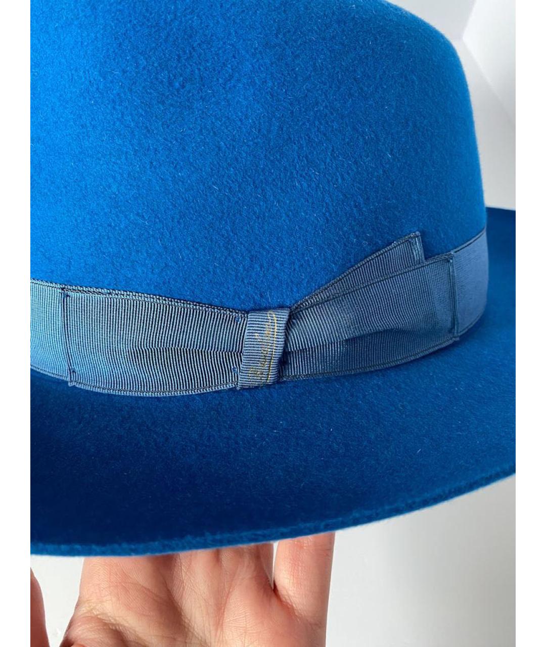 BORSALINO Синяя шляпа, фото 2