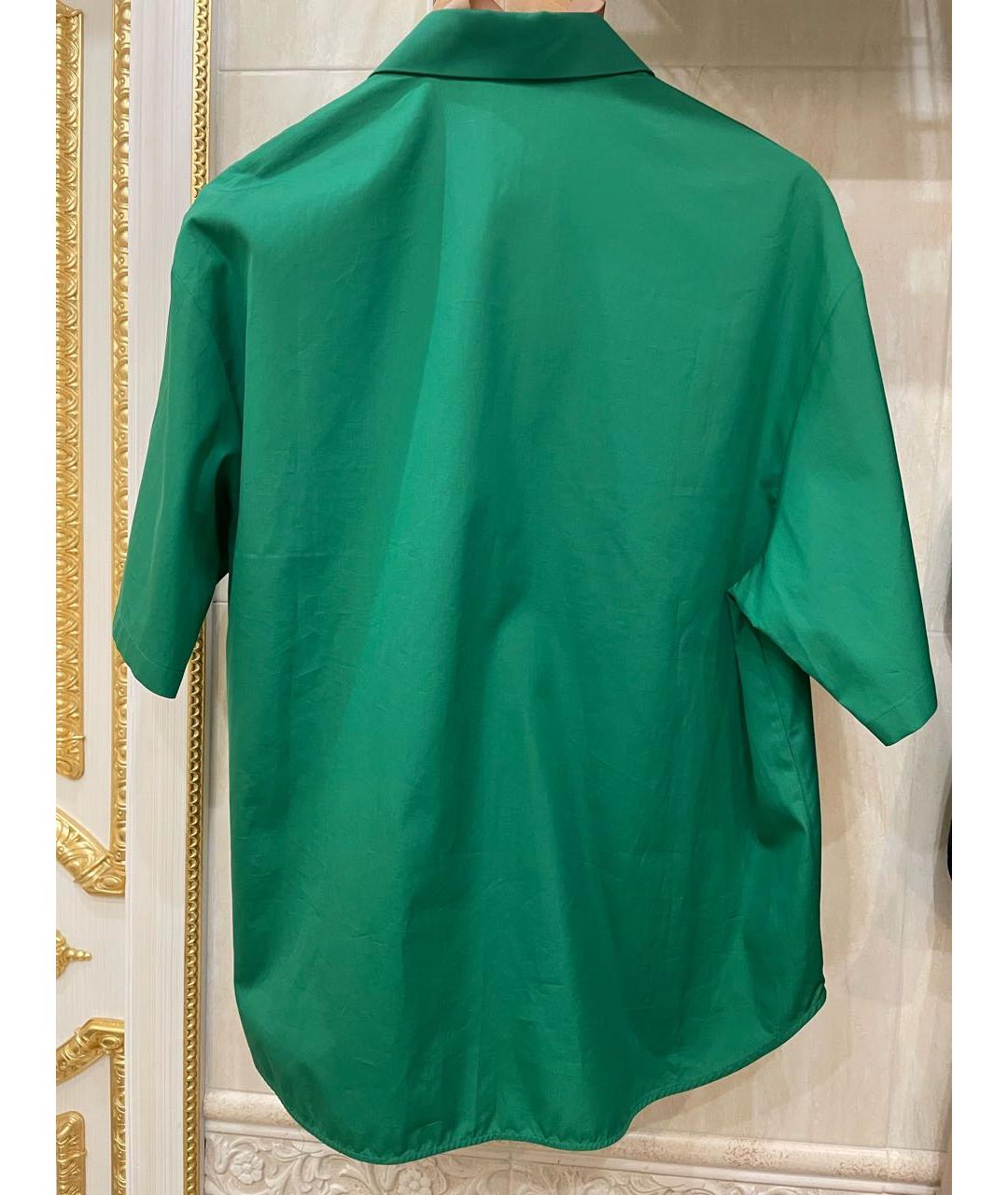 NO. 21 Зеленая хлопковая рубашка, фото 2