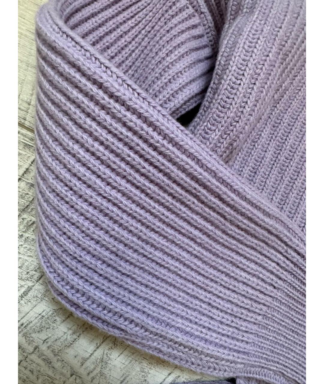 PINKO Фиолетовый шерстяной джемпер / свитер, фото 5