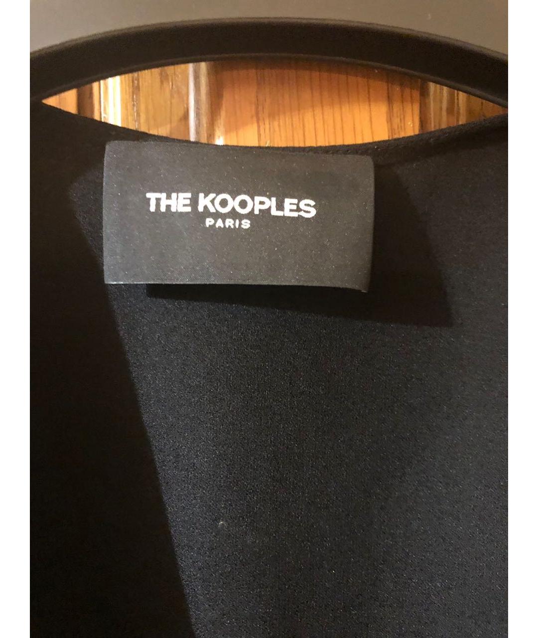 THE KOOPLES Черное полиэстеровое коктейльное платье, фото 3