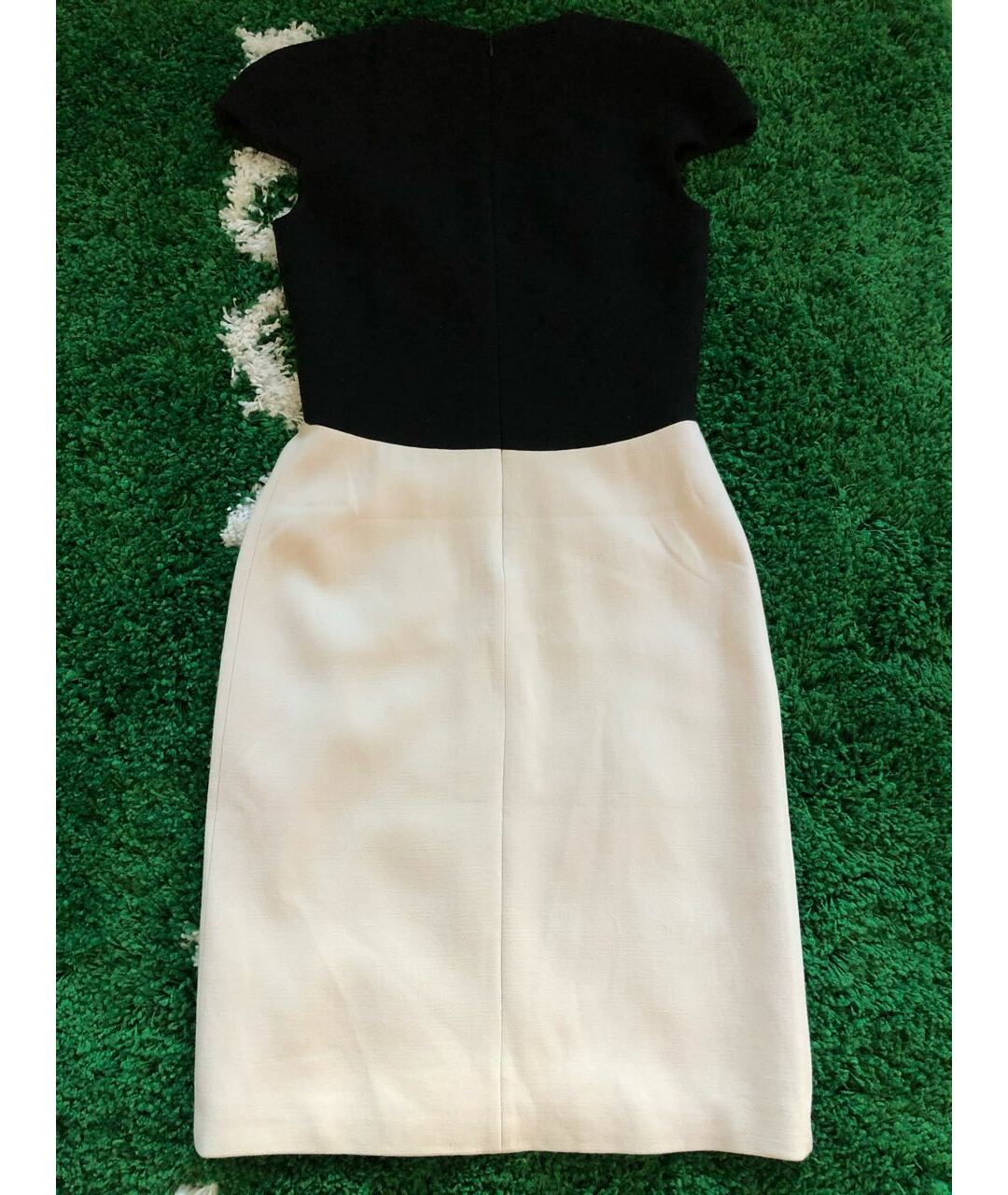 BOTTEGA VENETA Белое шерстяное платье, фото 2