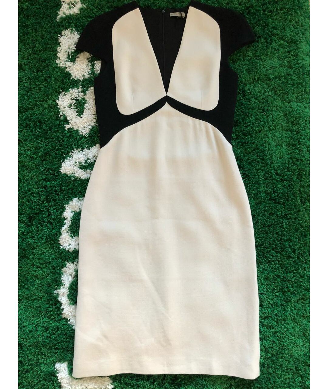 BOTTEGA VENETA Белое шерстяное платье, фото 9