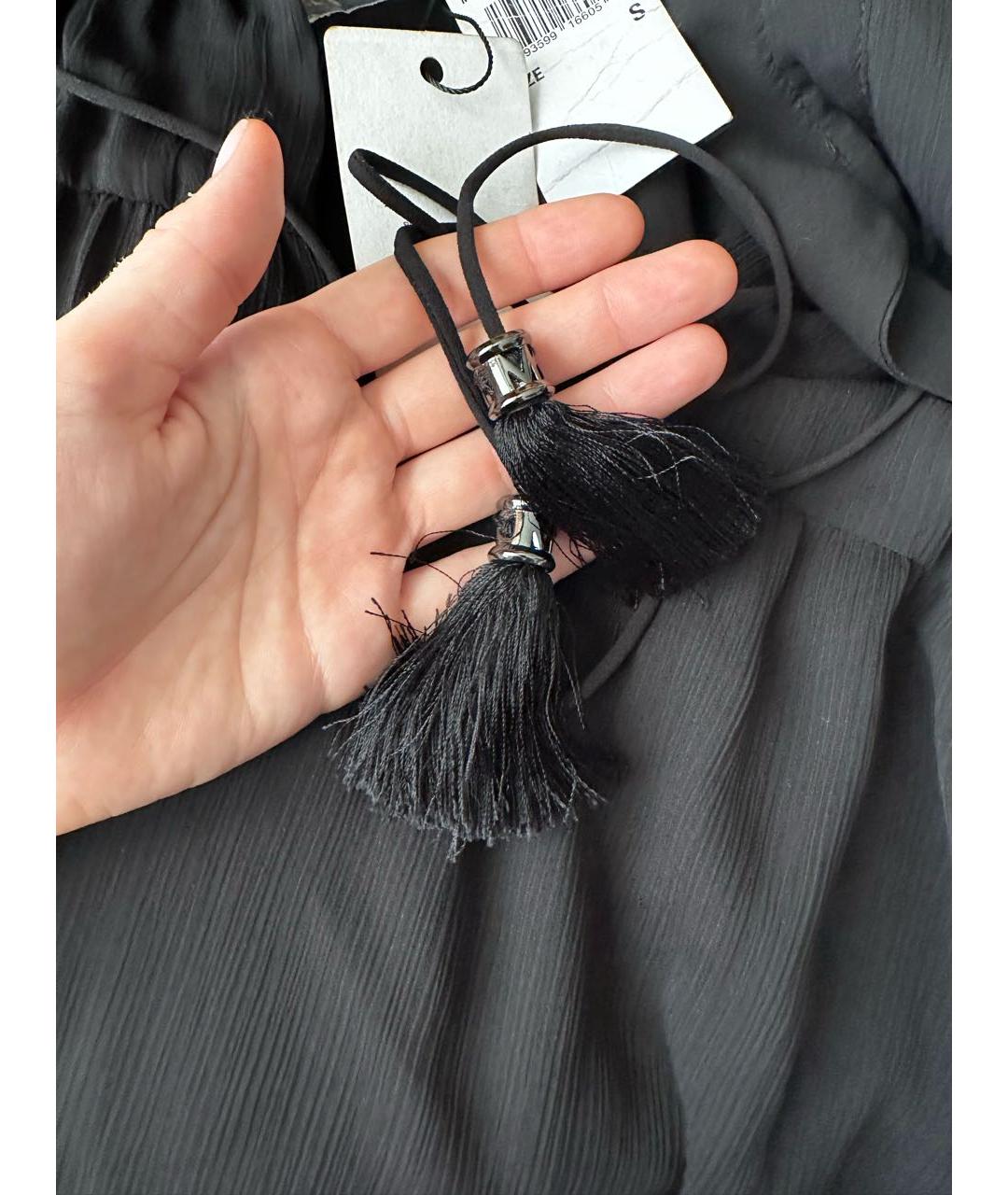 MICHAEL KORS Черное полиэстеровое повседневное платье, фото 5