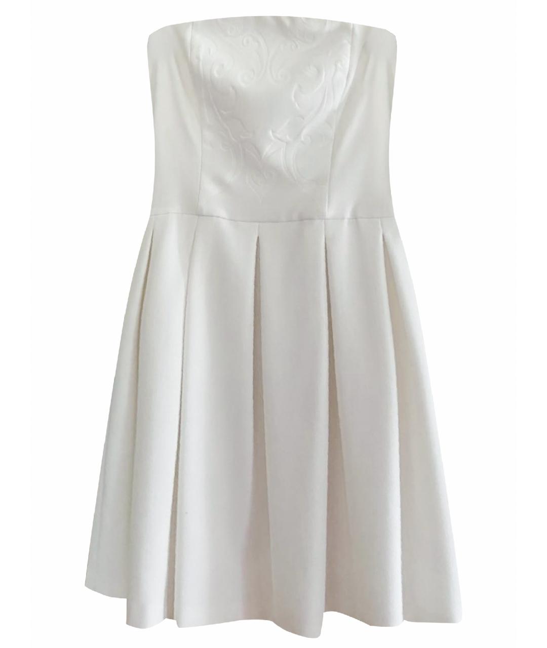 PINKO Белое коктейльное платье, фото 1