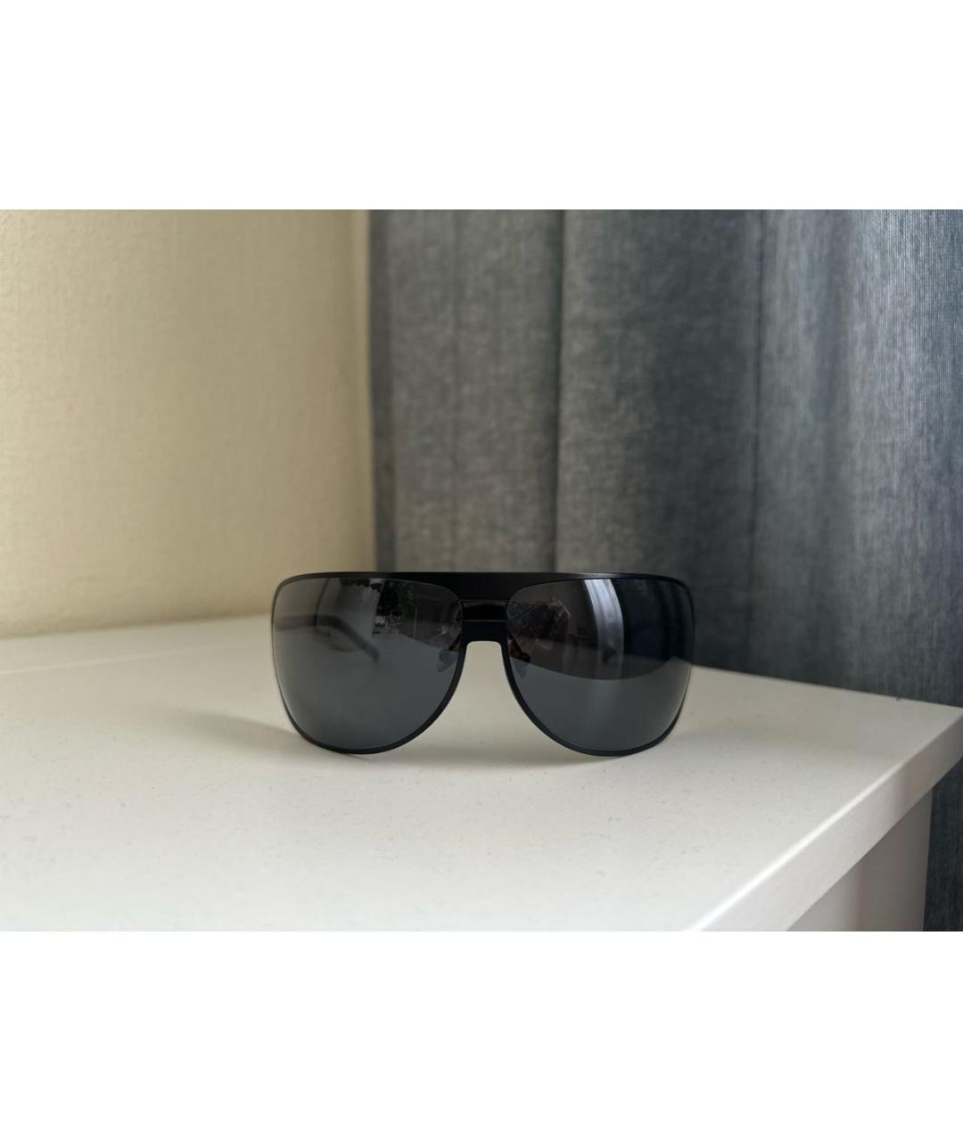 DIOR HOMME Черные металлические солнцезащитные очки, фото 6