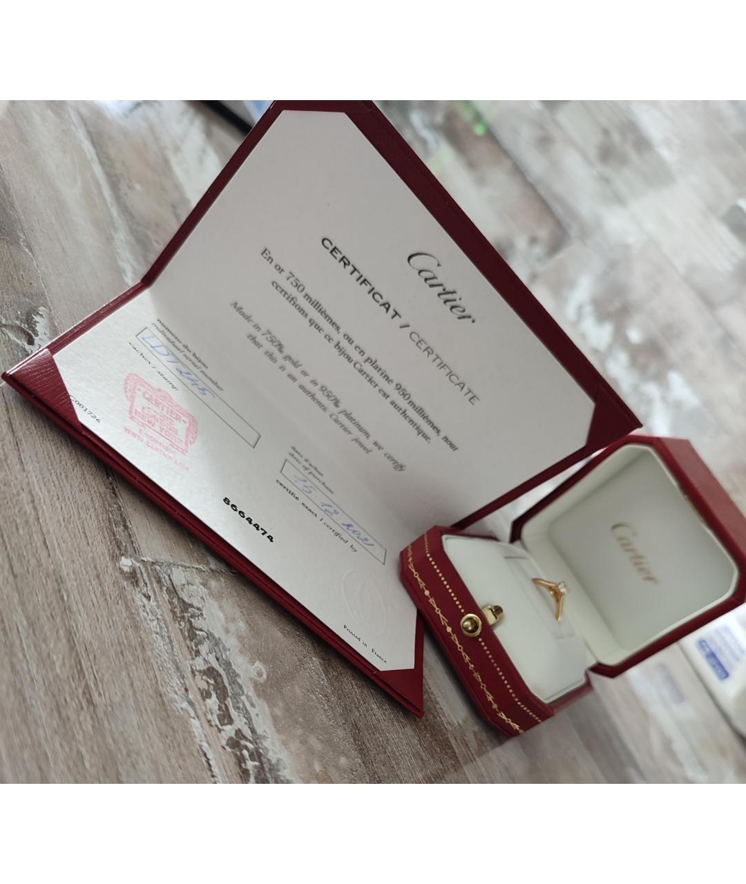 CARTIER Желтое кольцо из желтого золота, фото 6