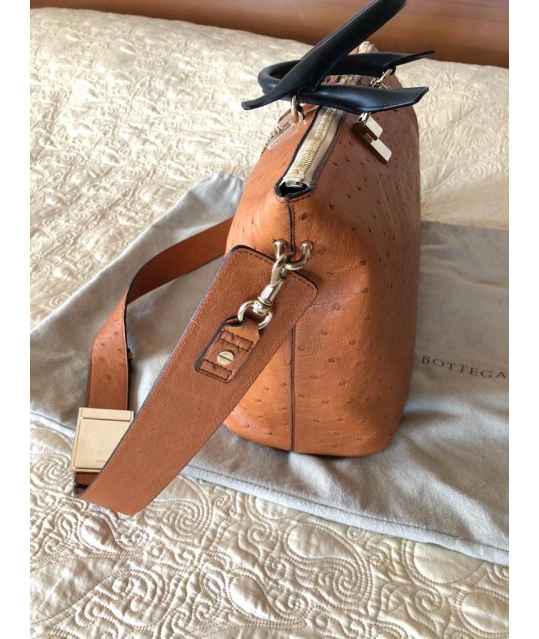 CHLOE Оранжевая сумка тоут из экзотической кожи, фото 2
