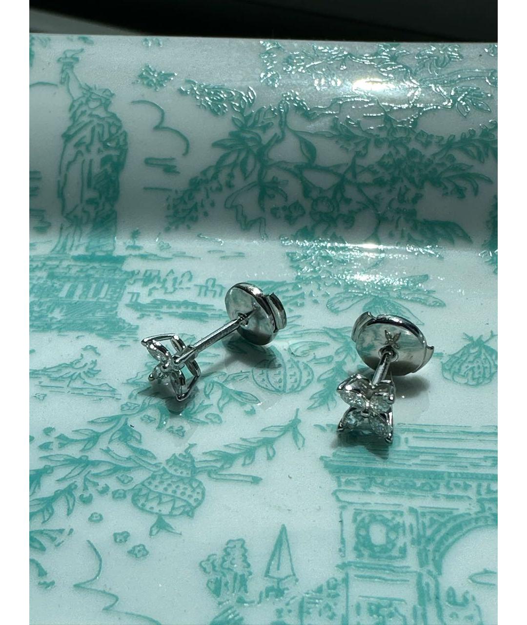 TIFFANY&CO Платиновые серьги, фото 2