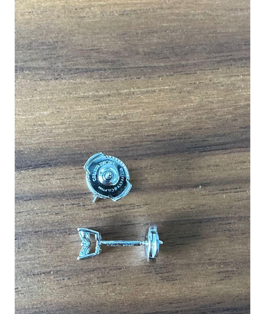 TIFFANY&CO Платиновые серьги, фото 5