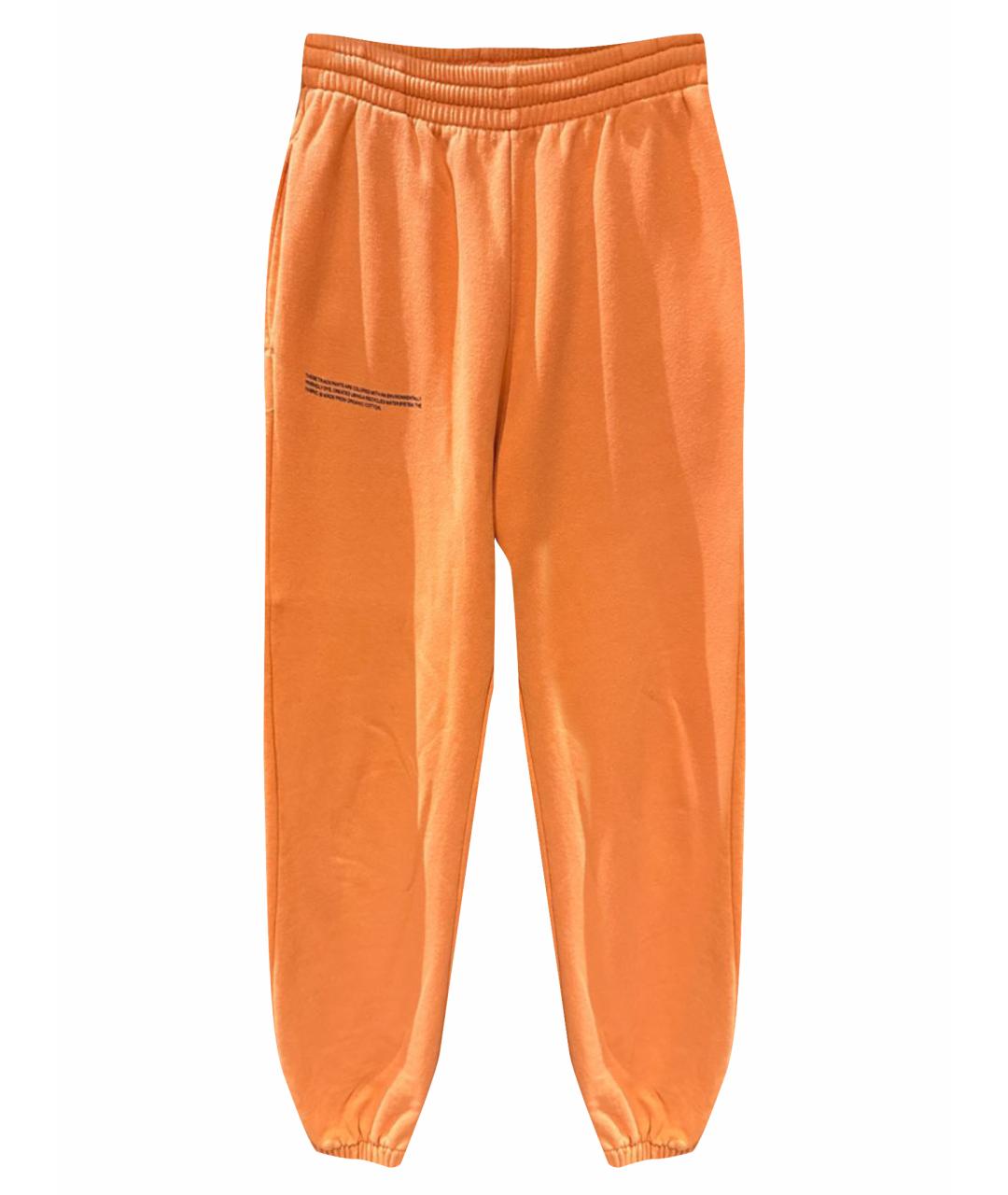 THE PANGAIA Оранжевое хлопковые спортивные брюки и шорты, фото 1