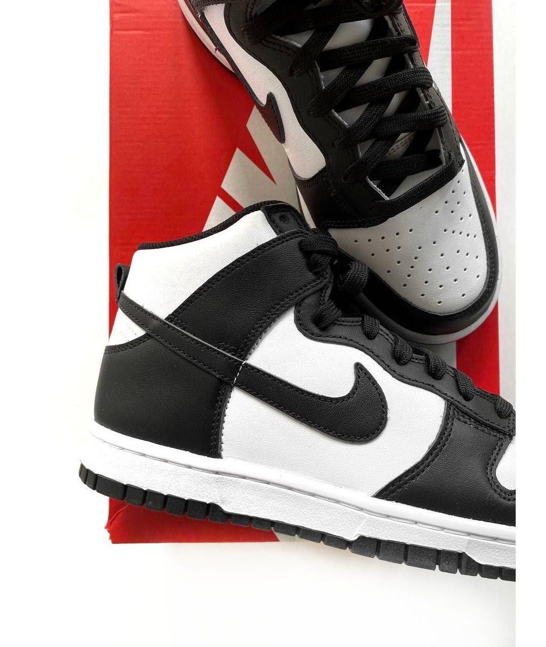 NIKE Черные кожаные кроссовки, фото 3