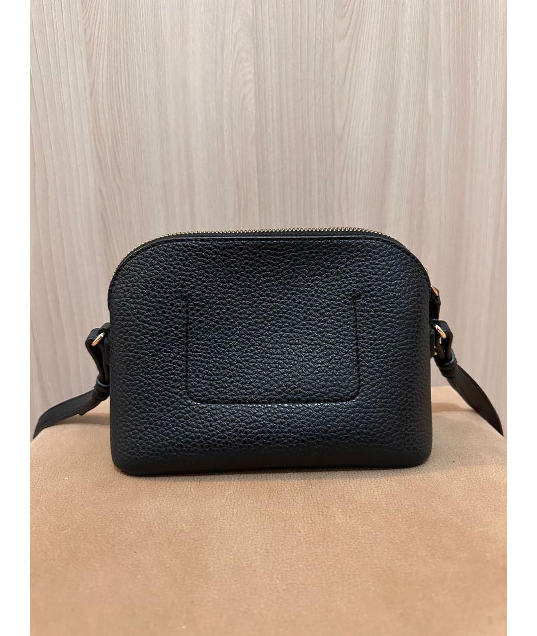 EMPORIO ARMANI Черная кожаная сумка через плечо, фото 3