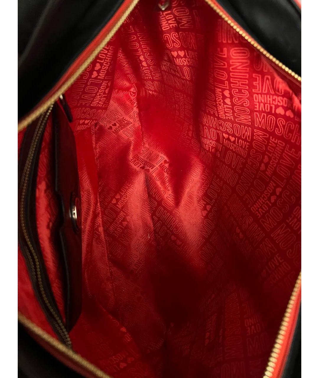 LOVE MOSCHINO Мульти кожаная сумка тоут, фото 7
