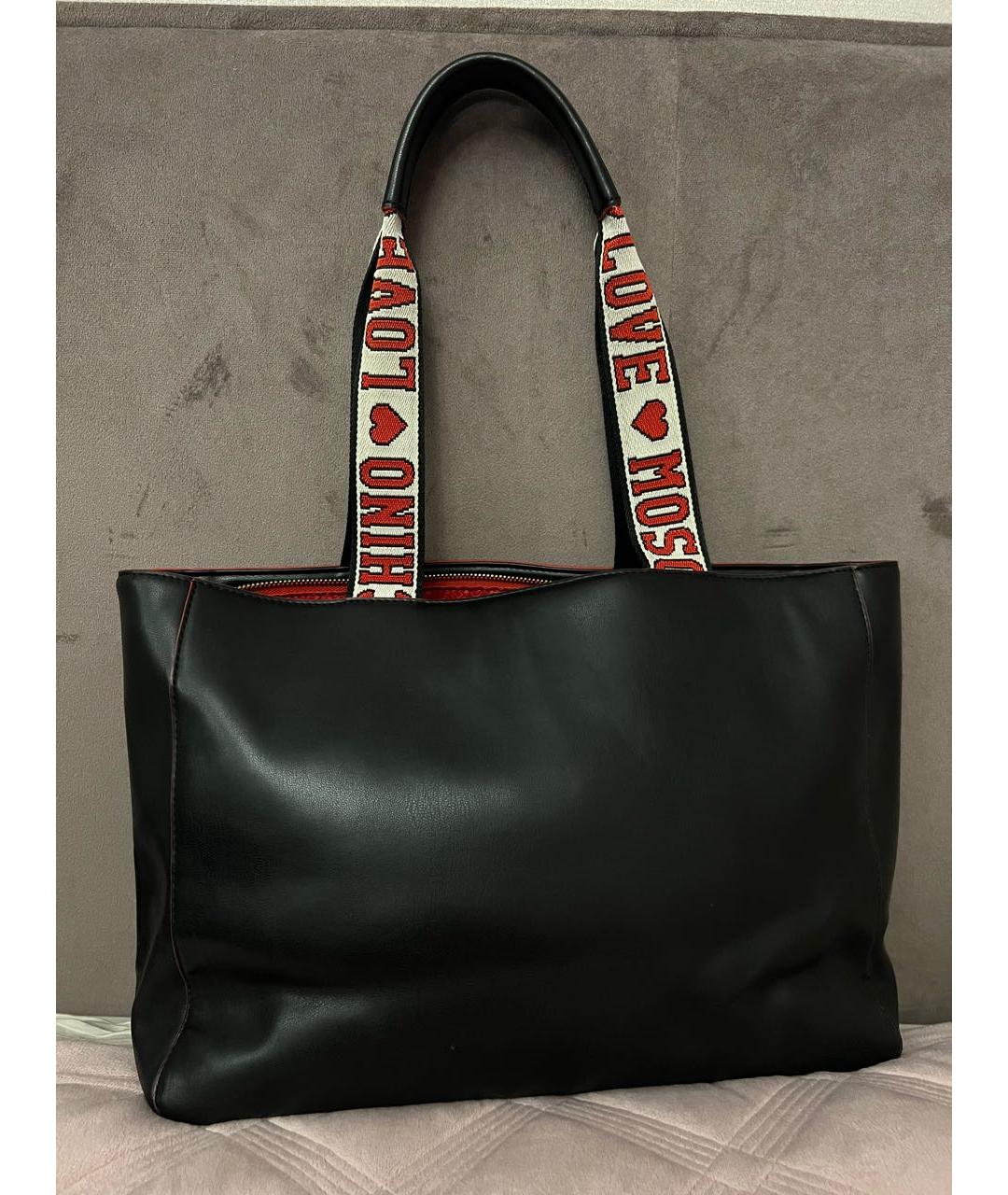 LOVE MOSCHINO Мульти кожаная сумка тоут, фото 3