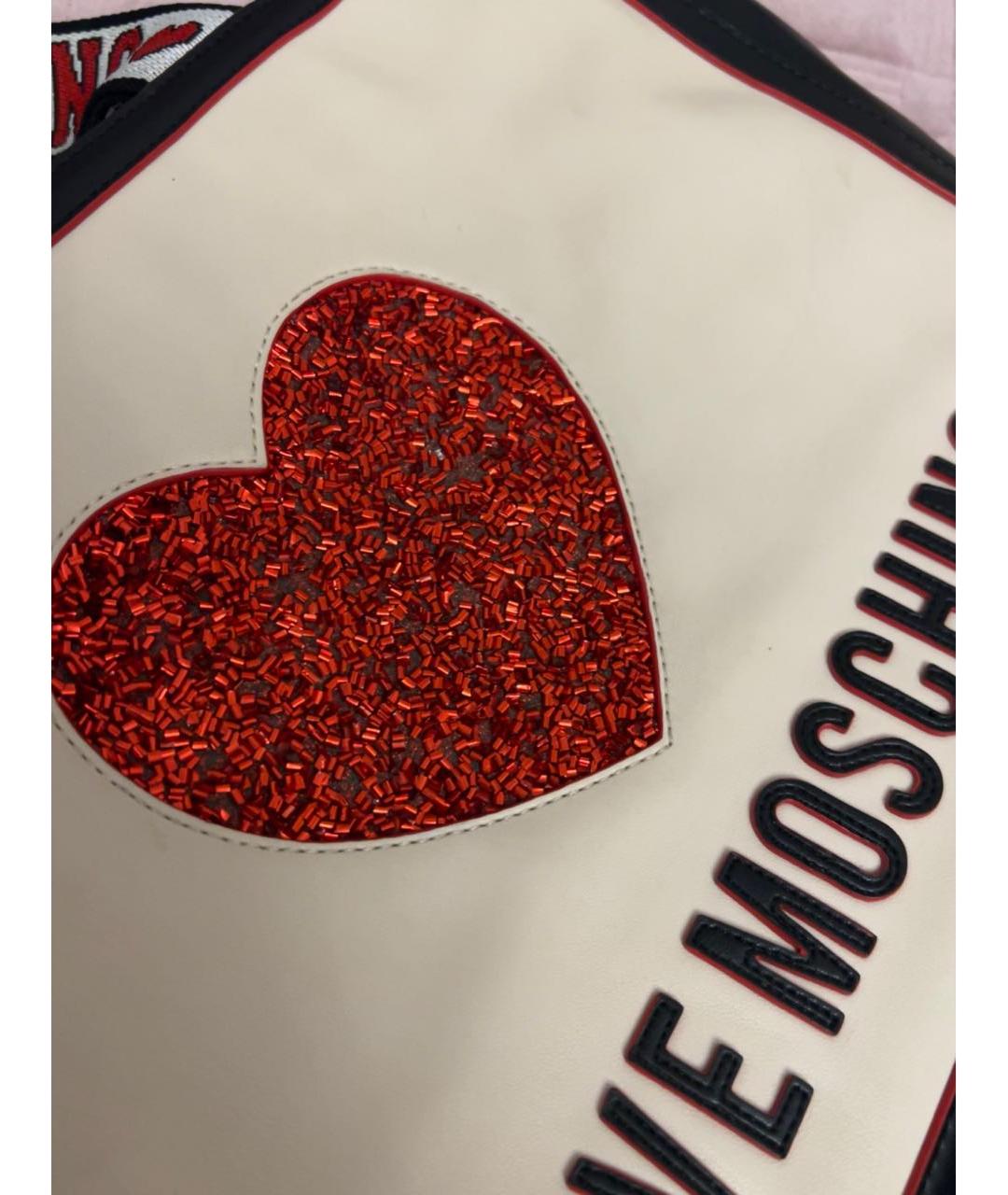 LOVE MOSCHINO Мульти кожаная сумка тоут, фото 6