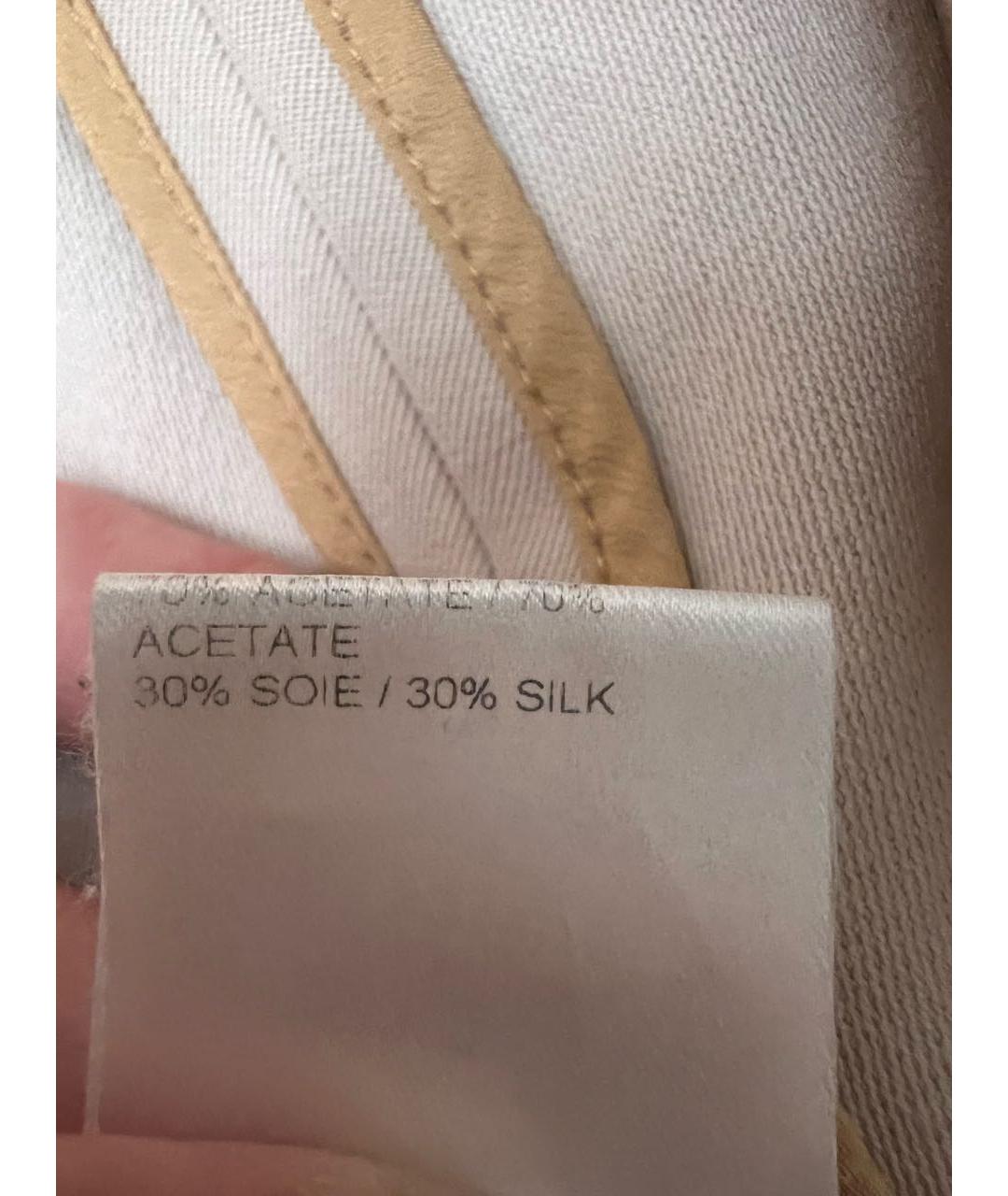 CHLOE Бежевый хлопковый жакет/пиджак, фото 5