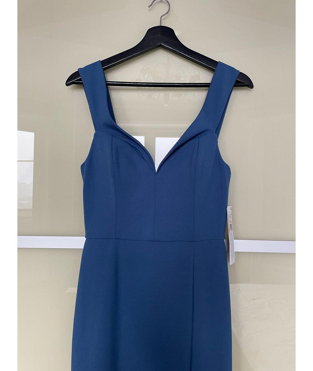 AIDAN MATTOX Синее полиэстеровое вечернее платье, фото 2