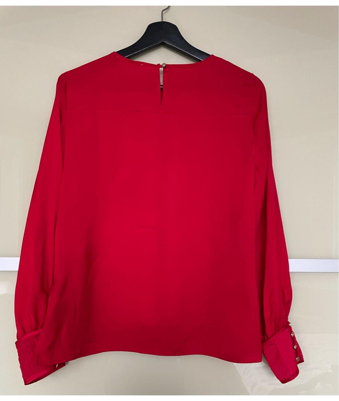 CALVIN KLEIN Красная полиэстеровая блузы, фото 7