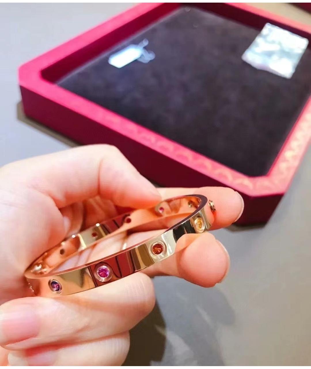 CARTIER Золотой браслет из розового золота, фото 8
