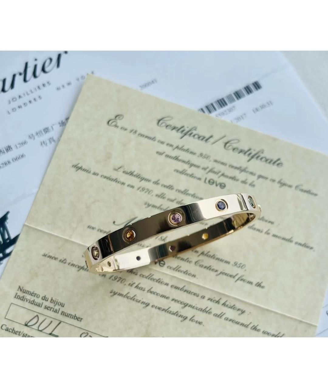 CARTIER Золотой браслет из розового золота, фото 5