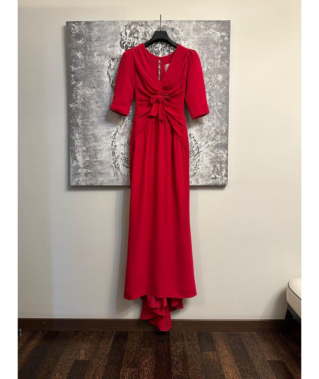 CAROLINA HERRERA Красное вечернее платье, фото 6