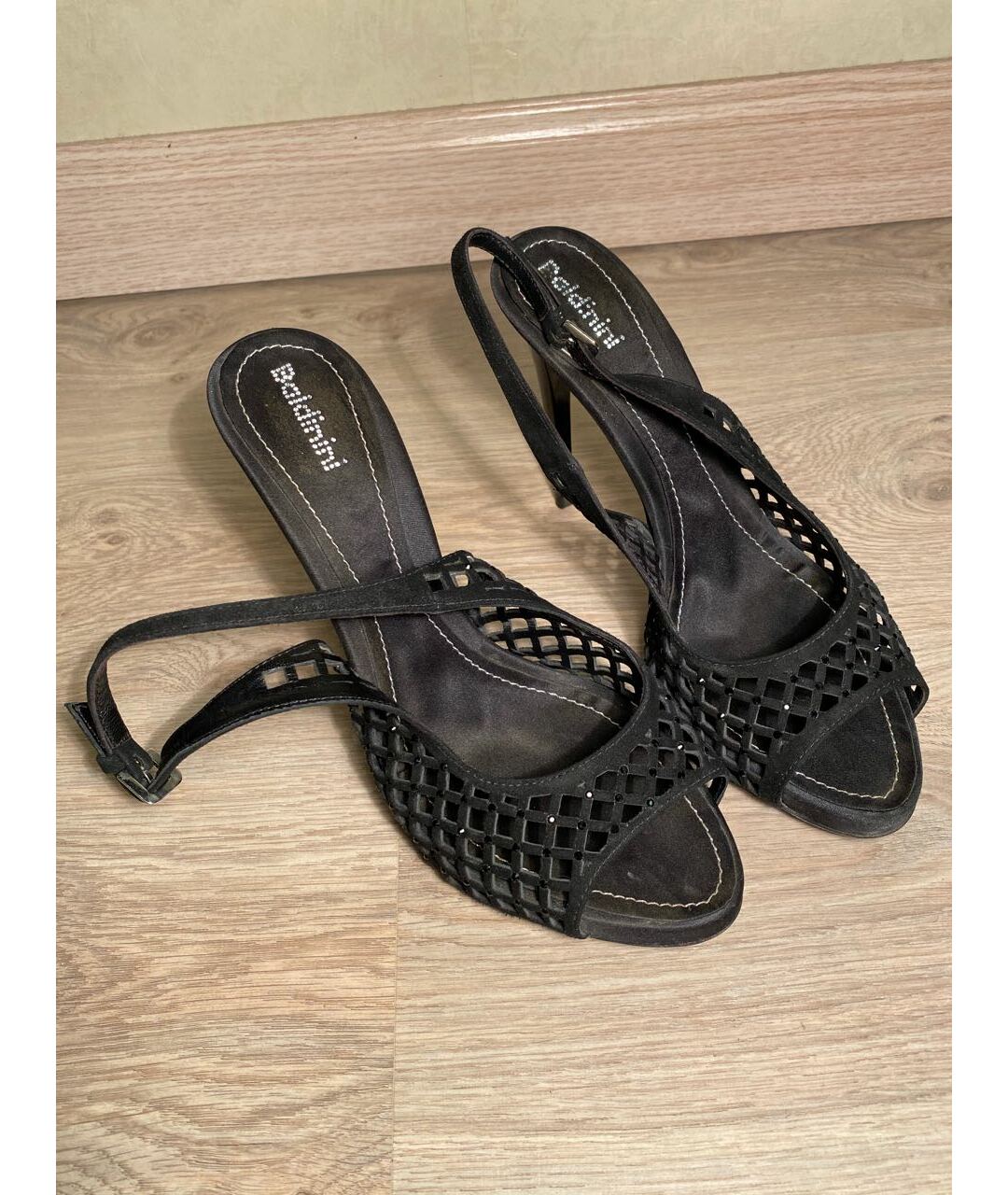 BALDININI Черные замшевые туфли, фото 5