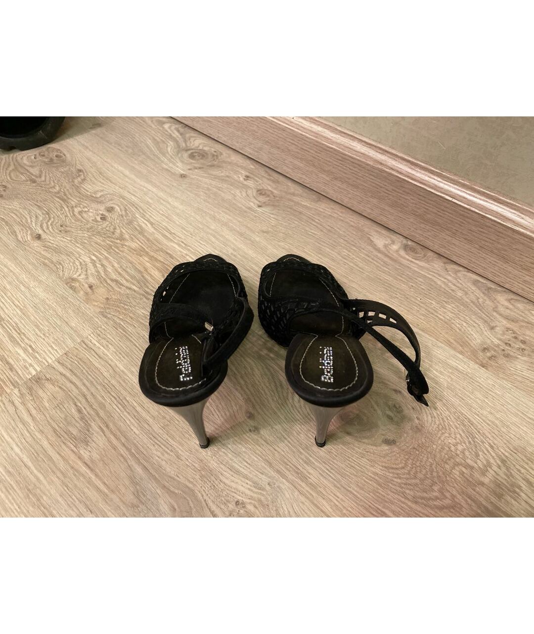 BALDININI Черные замшевые туфли, фото 3