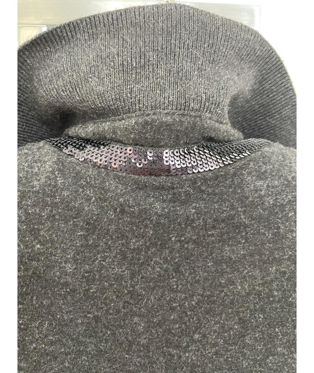 VDP Серый вискозный джемпер / свитер, фото 7