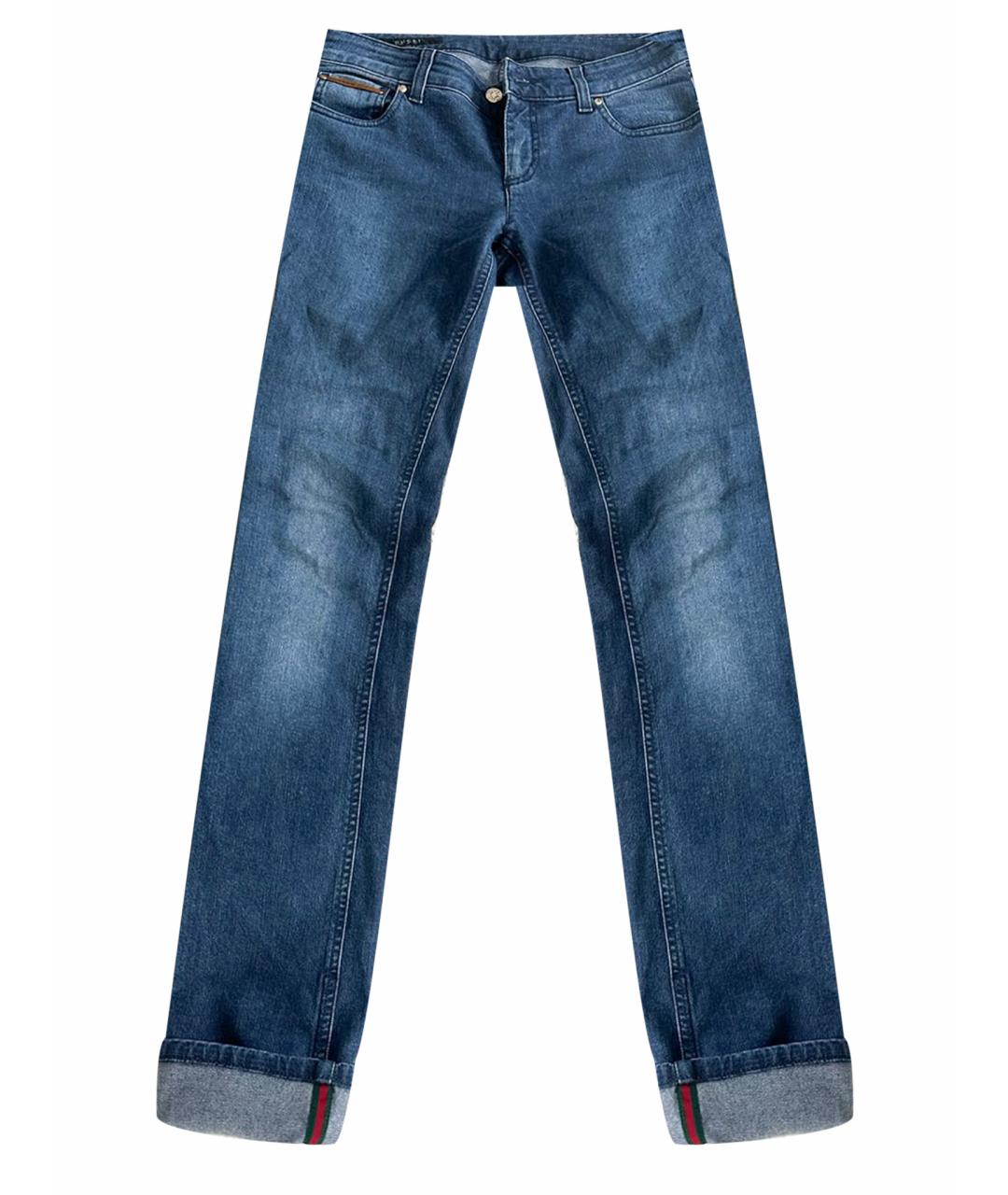 GUCCI Синие прямые джинсы, фото 1