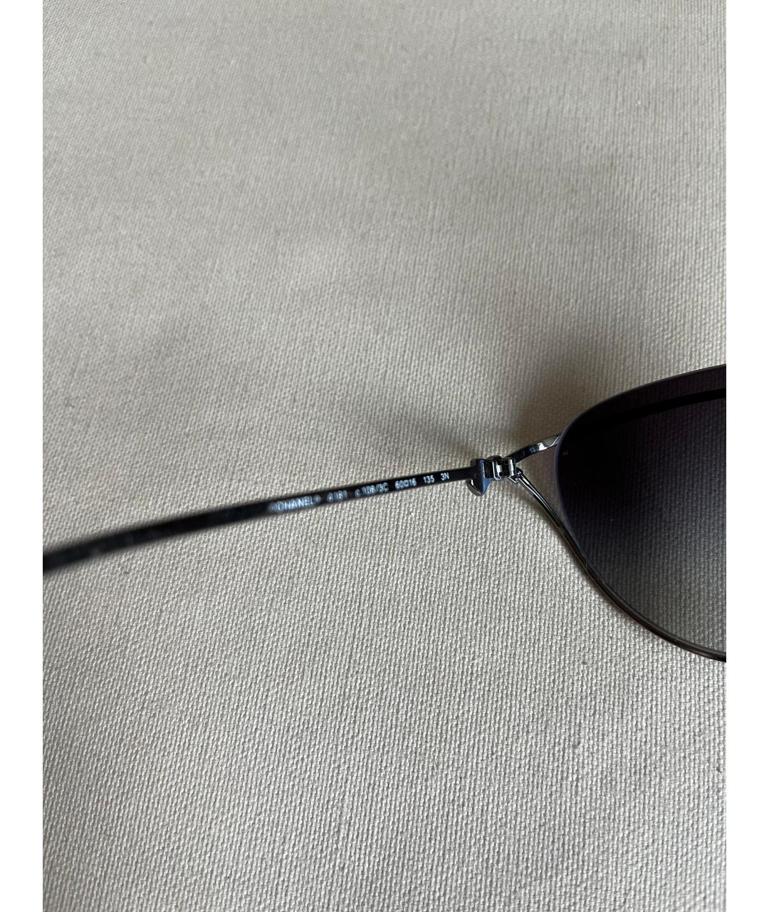 CHANEL Металлические солнцезащитные очки, фото 4