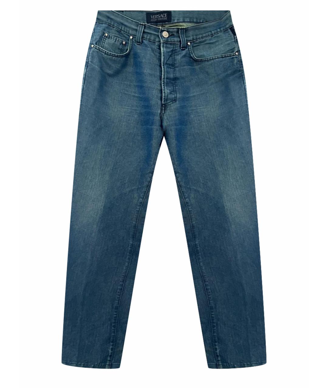 VERSACE JEANS COUTURE Синие прямые джинсы, фото 1
