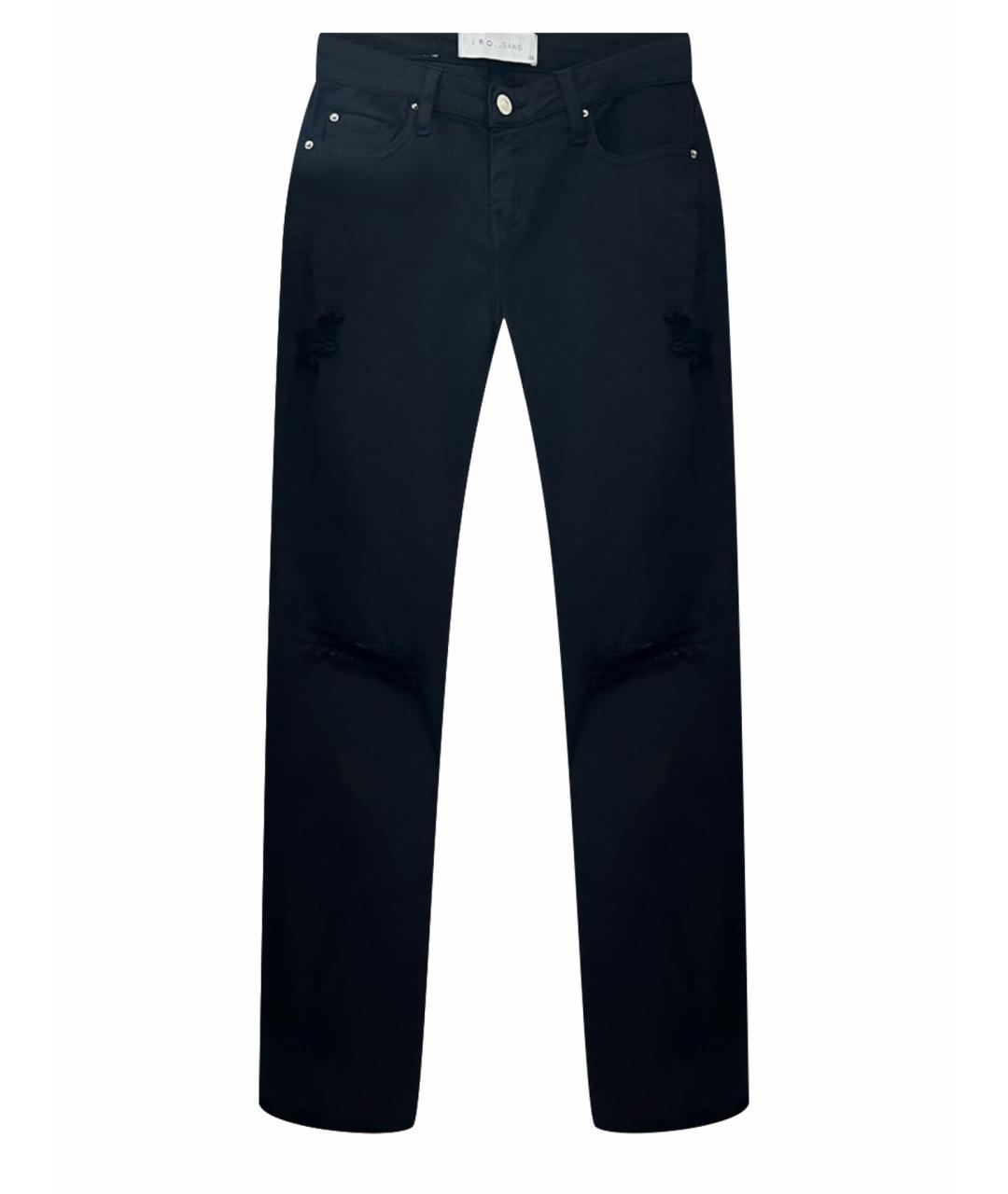 IRO Черные хлопковые джинсы слим, фото 1